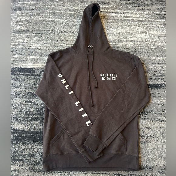 SALT LIFE Live Salty “Fish Dive Surf” Hoodie - Picture 2 of 7